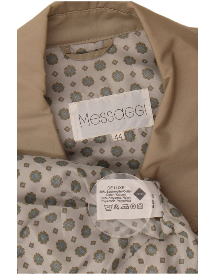 Capa de chuva oversized feminina vintage EU 44 XL algodão bege