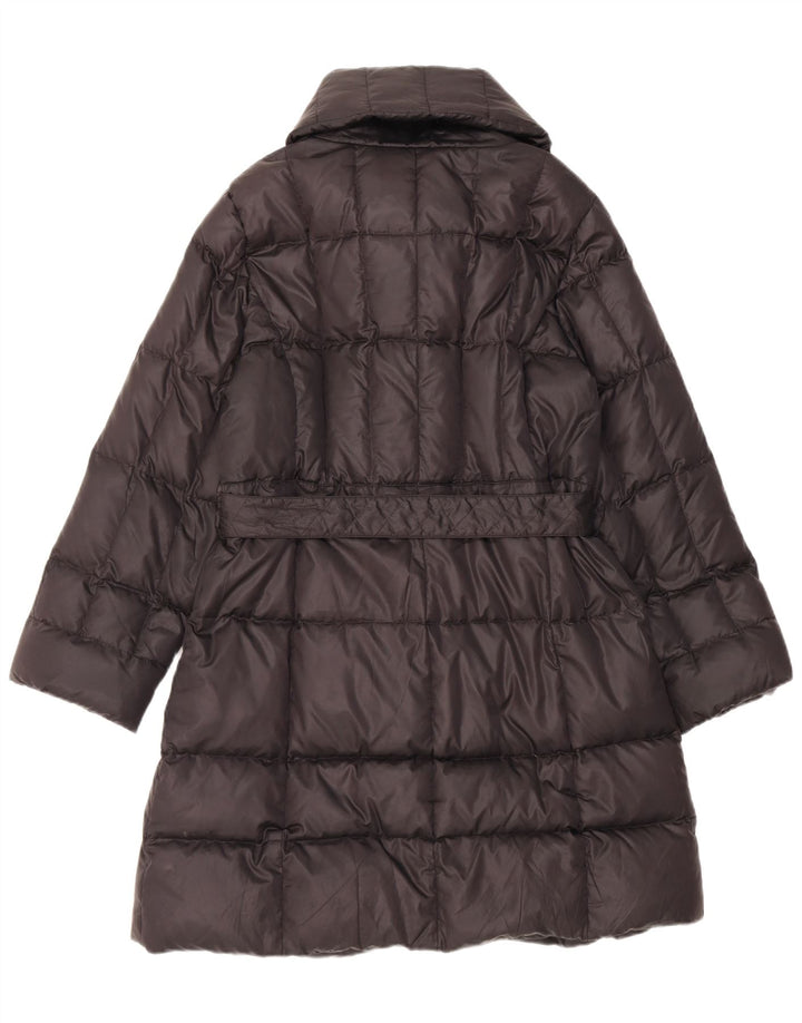 Casaco acolchoado feminino Trussardi Jeans IT 46 grande preto