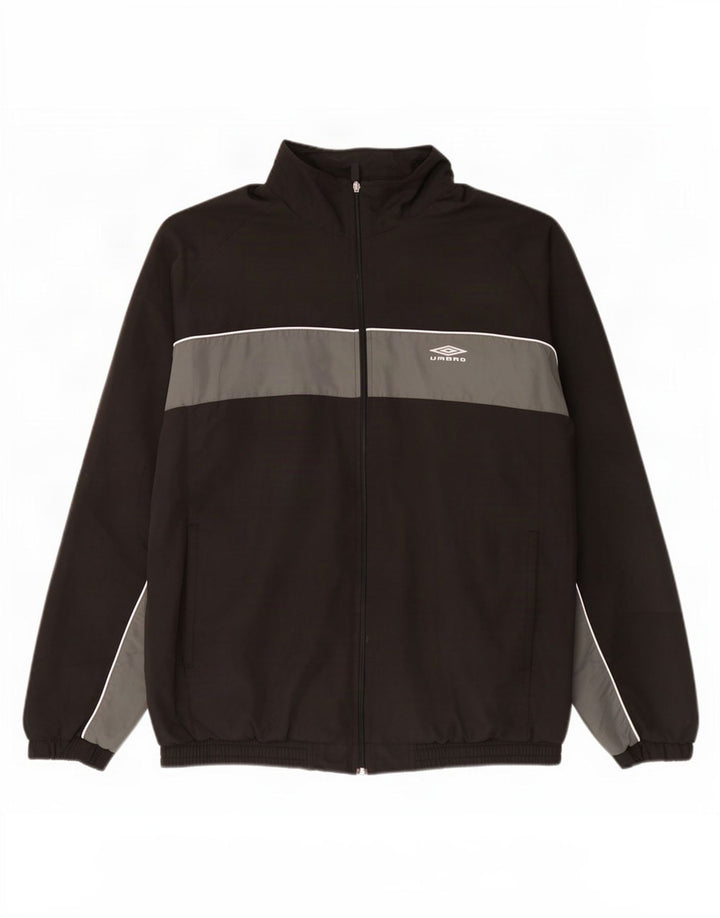 Umbro Mens Treino Top Jacket XL Preto Colourblock Poliéster