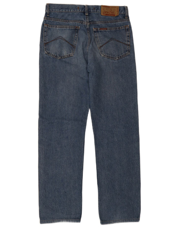 Carrera Mens 700 Regular Fit Straight Jeans W33 L32 Azul Algodão