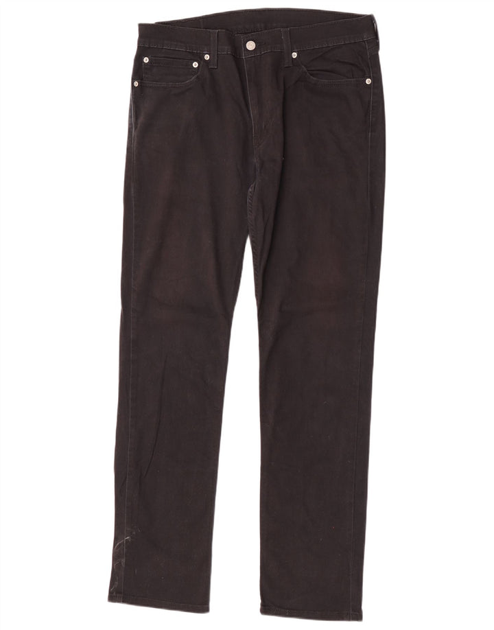 Levi's Masculino 511 Slim Jeans W34 L32 Algodão Preto