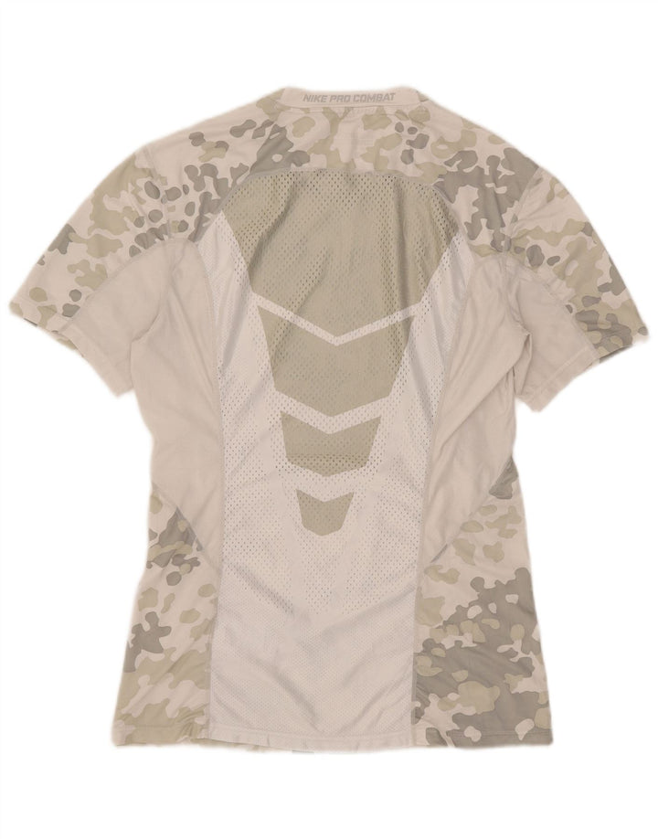 Camiseta Nike Masculina Dri Fit Graphic Top Grande Cinza Camuflagem Poliéster