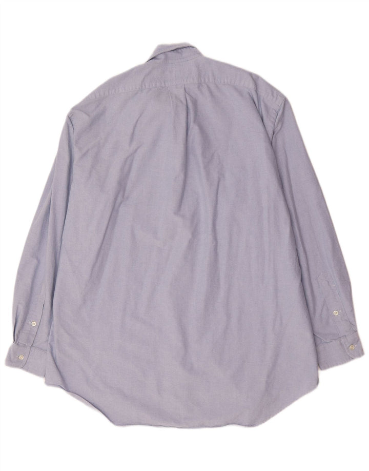 Ralph Lauren Camisa masculina Blake grande algodão azul
