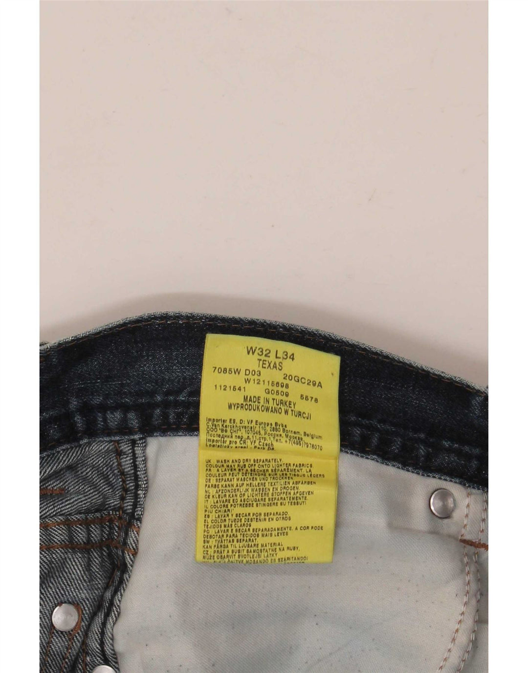 Wrangler Masculino Texas Straight Jeans W32 L32 Azul