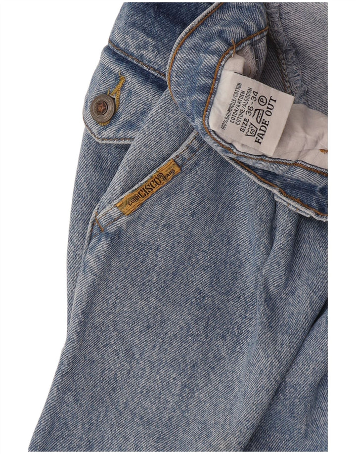 Calça jeans reta masculina Cohn Cisco W36 L34 azul algodão