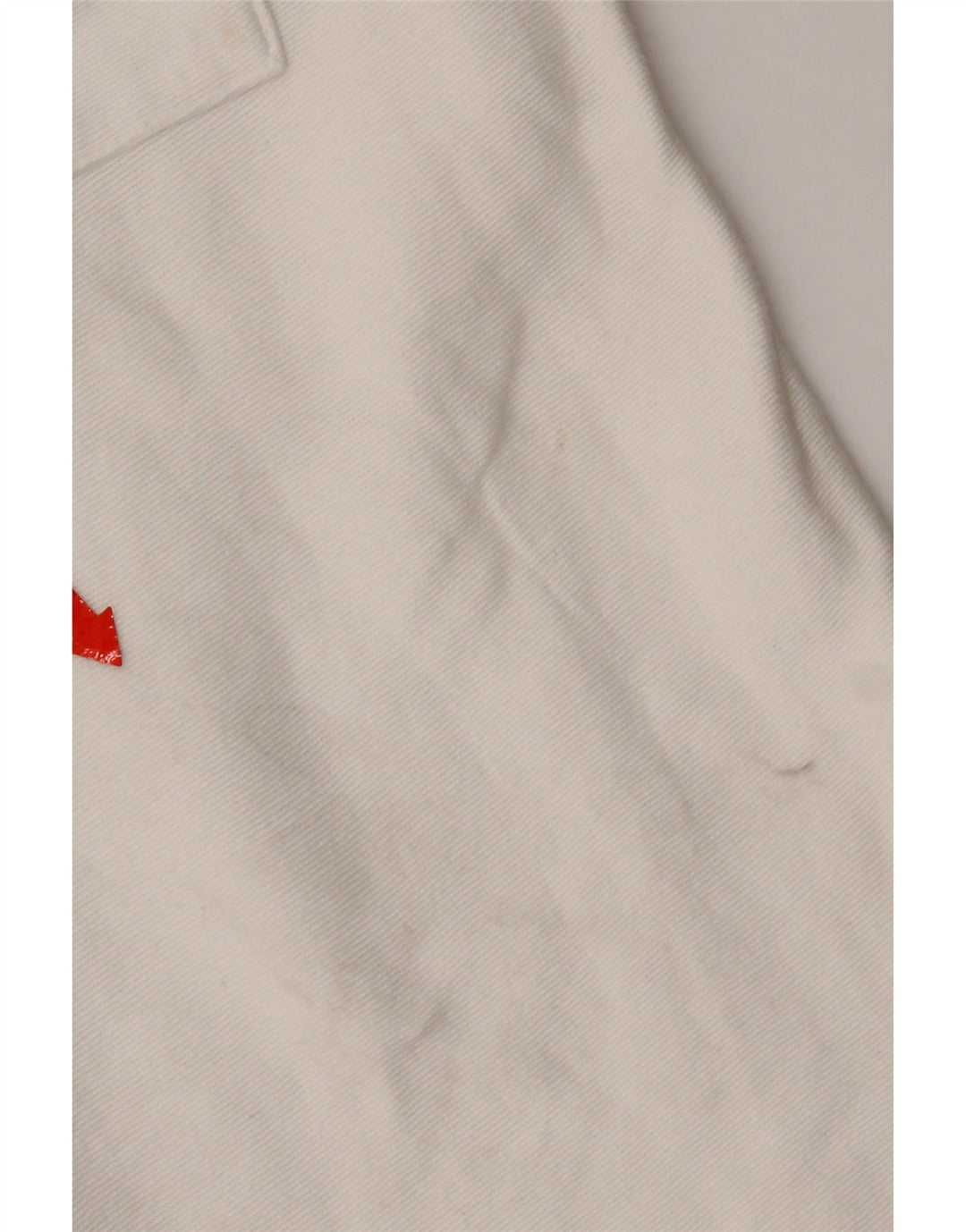 Zara Mens Sport Shorts Pequeno Algodão Branco