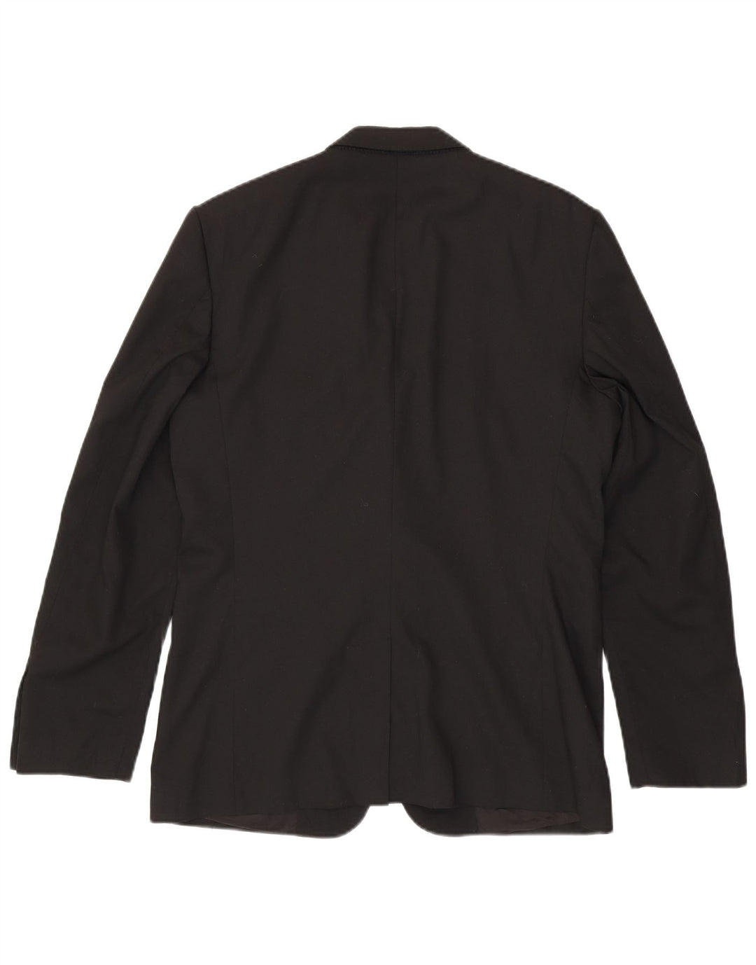 Jaqueta blazer masculina ZARA com 2 botões EU 50 poliéster preto médio