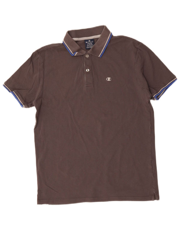 Camisa polo masculina CHAMPION algodão cinza médio