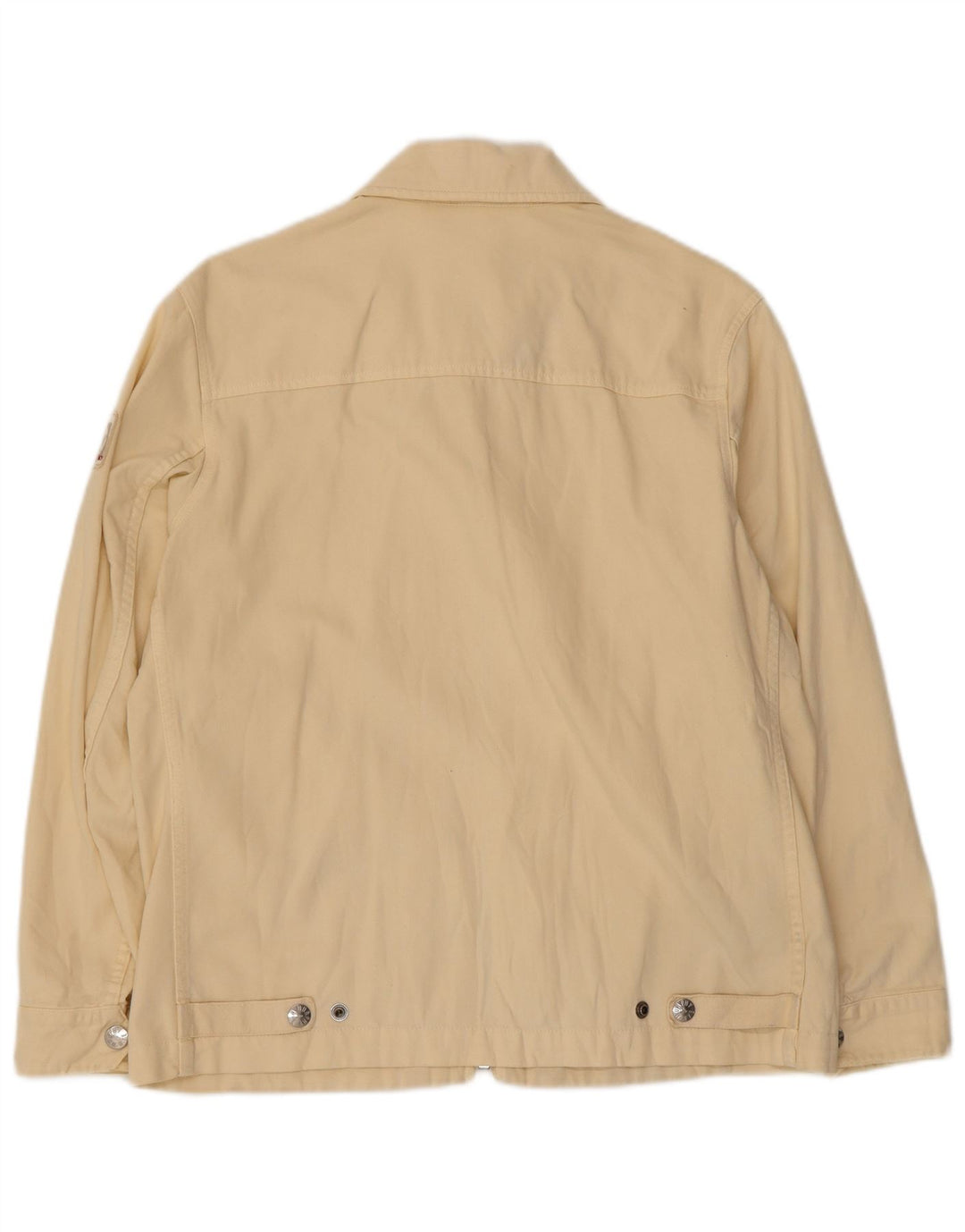 Jaqueta bomber masculina Murphy & Nye Reino Unido 38 algodão bege médio