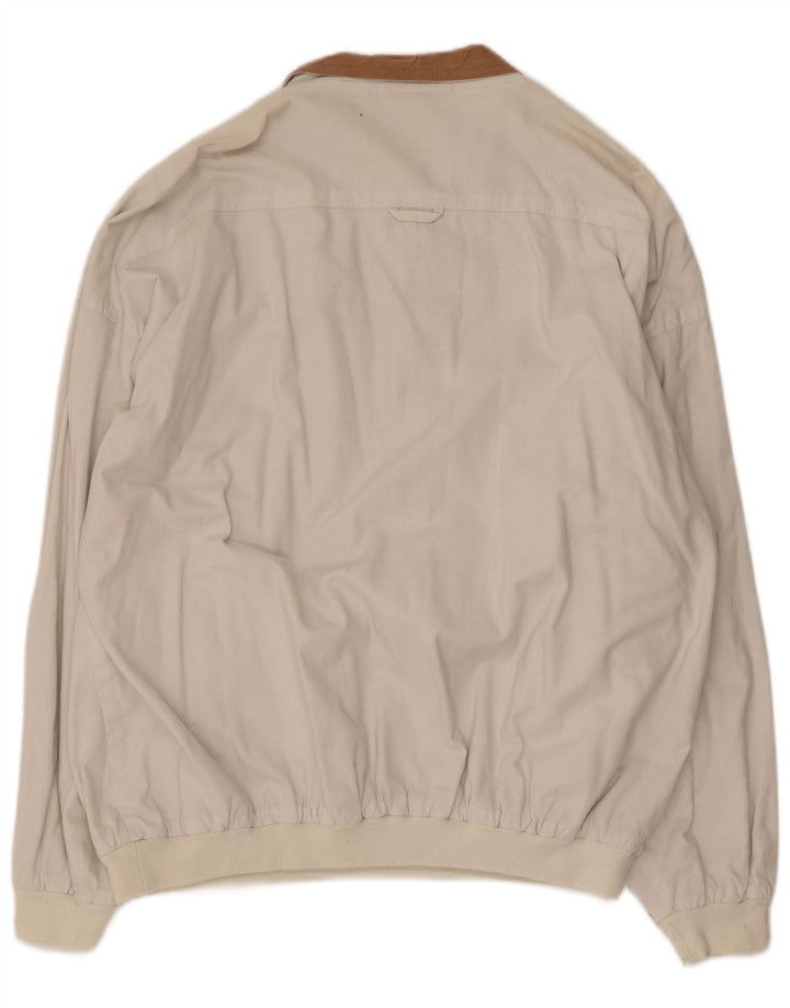 Novo Rápido masculino botão pescoço moletom jumper grande algodão branco