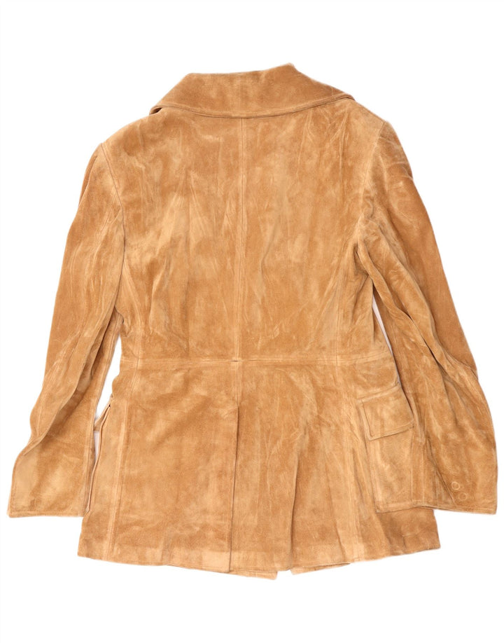 Jaqueta blazer masculina vintage com 4 botões IT 52 XL bege