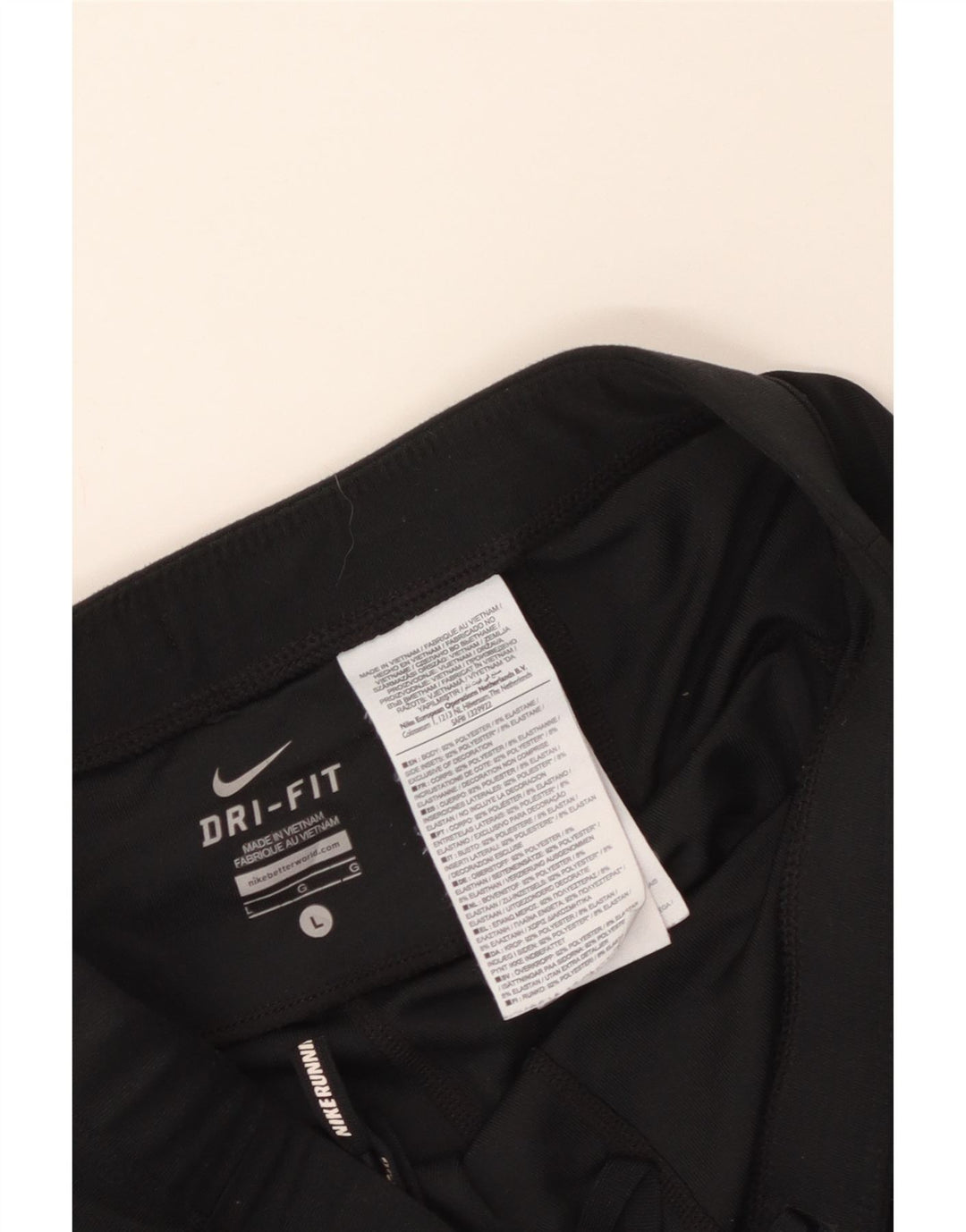 Leggings Nike Dri Fit Feminina UK 14 Grande Poliéster Preto