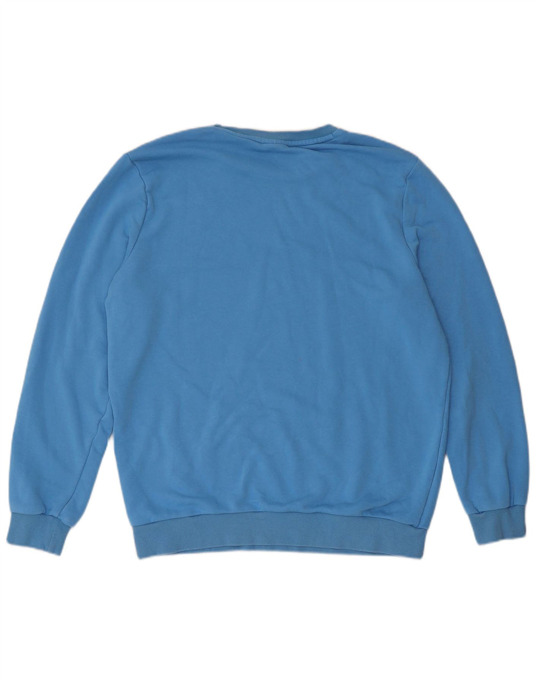 Puma moletom masculino jumper médio azul algodão