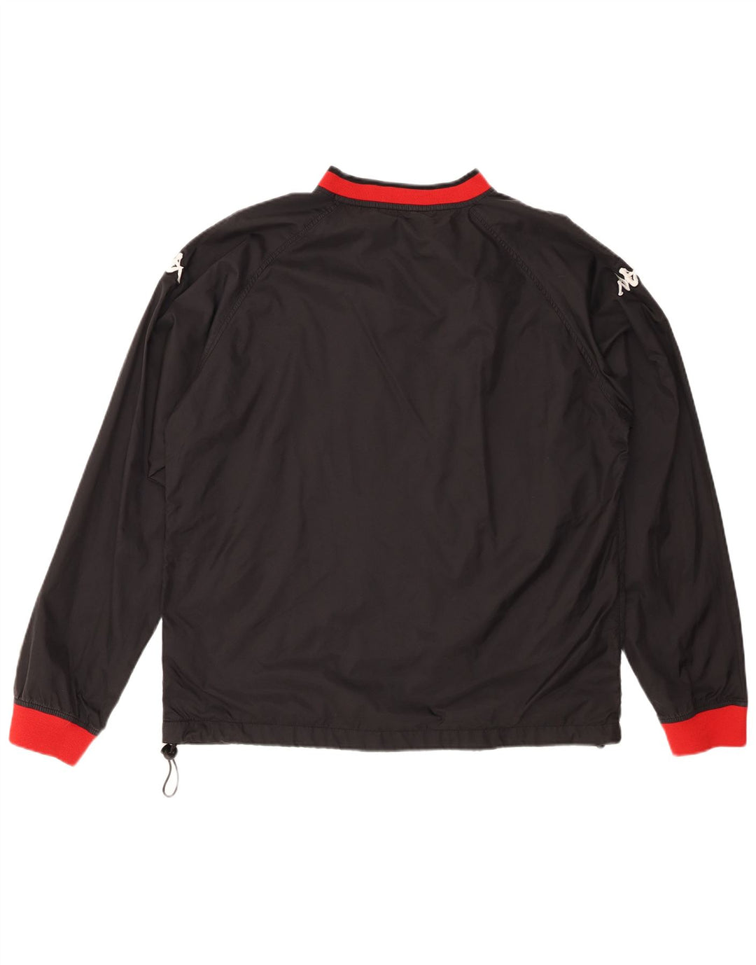 KAPPA Mens Pulôver Treino Top 2XL Preto Colourblock Poliéster