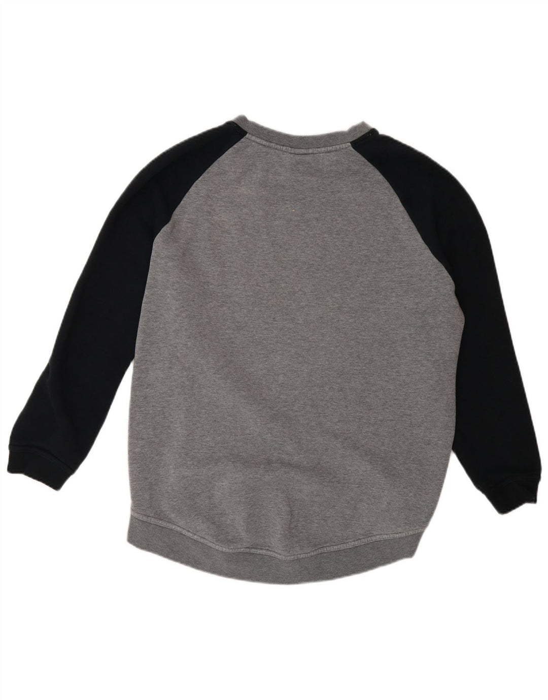 Nike Womens Air Graphic Moletom Jumper UK 14 Medium Grey Colourblock