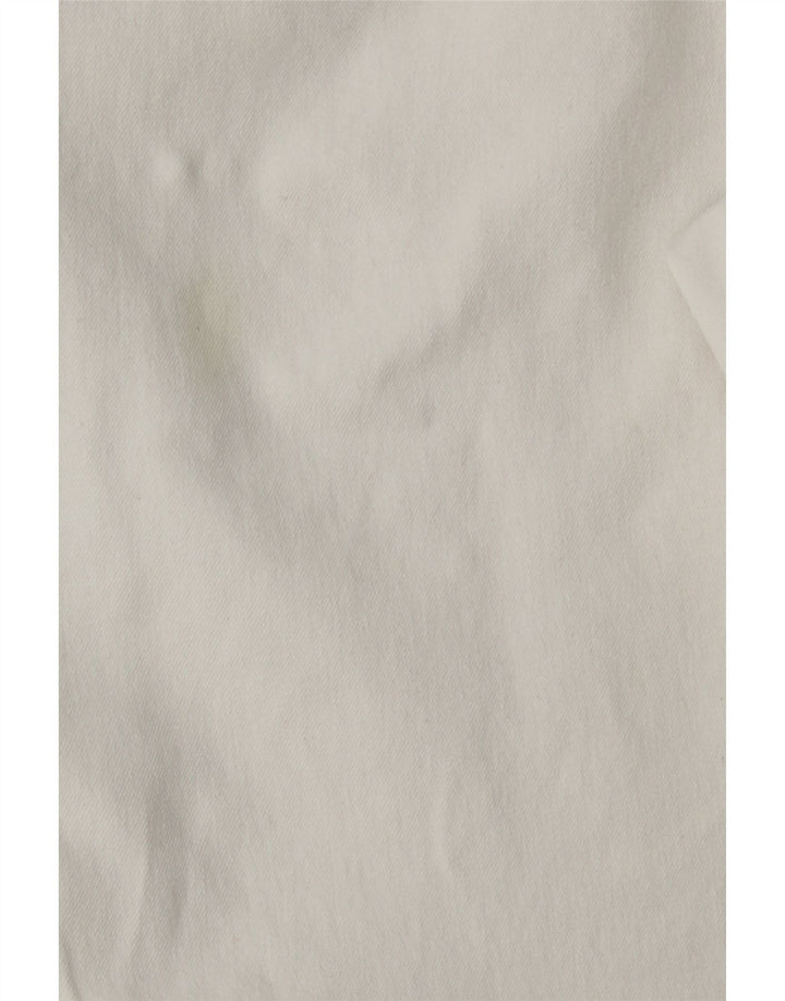 Calça feminina casual reta RALPH LAUREN EUA 12 grande W32 L27 branca