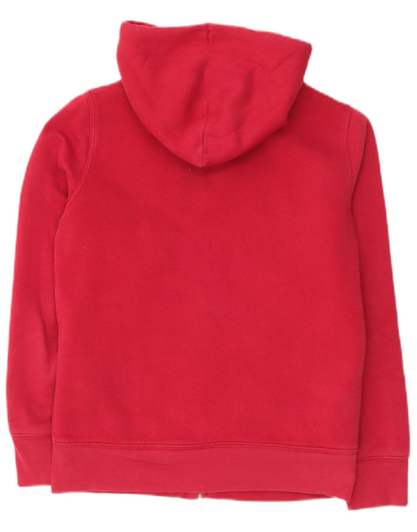 Jumper com capuz gráfico feminino Gap Reino Unido 10 pequeno algodão vermelho