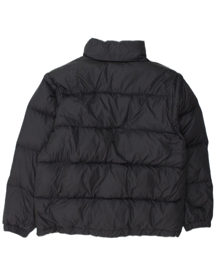 Jaqueta masculina Fila acolchoada com capuz IT 52 grande poliamida preta