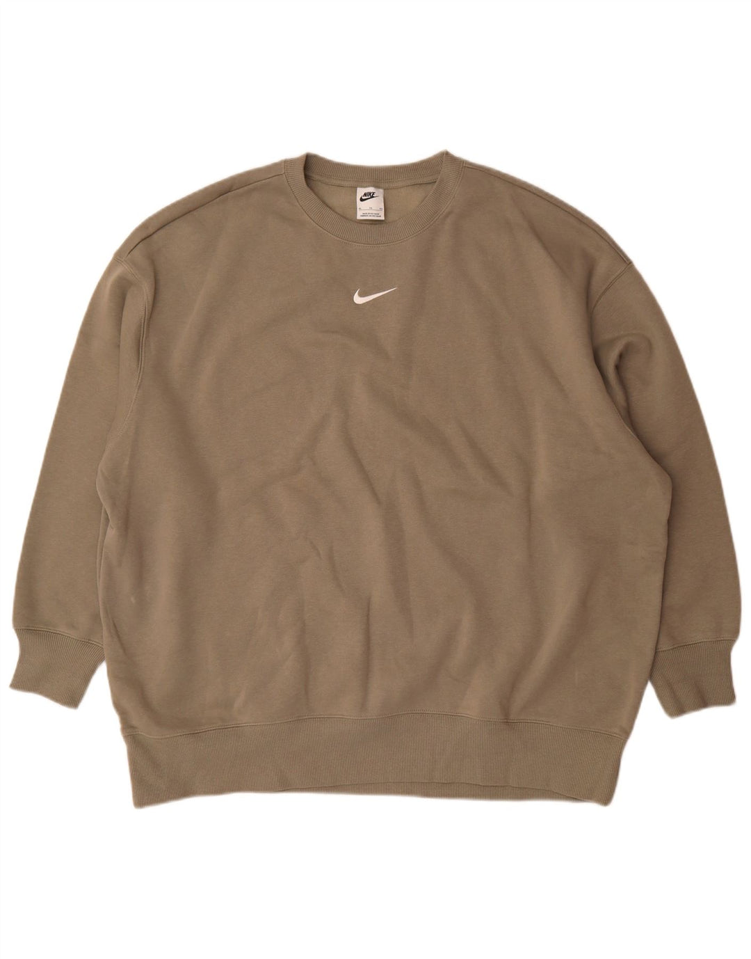 Moletom feminino Nike Jumper UK 18 XL cinza algodão
