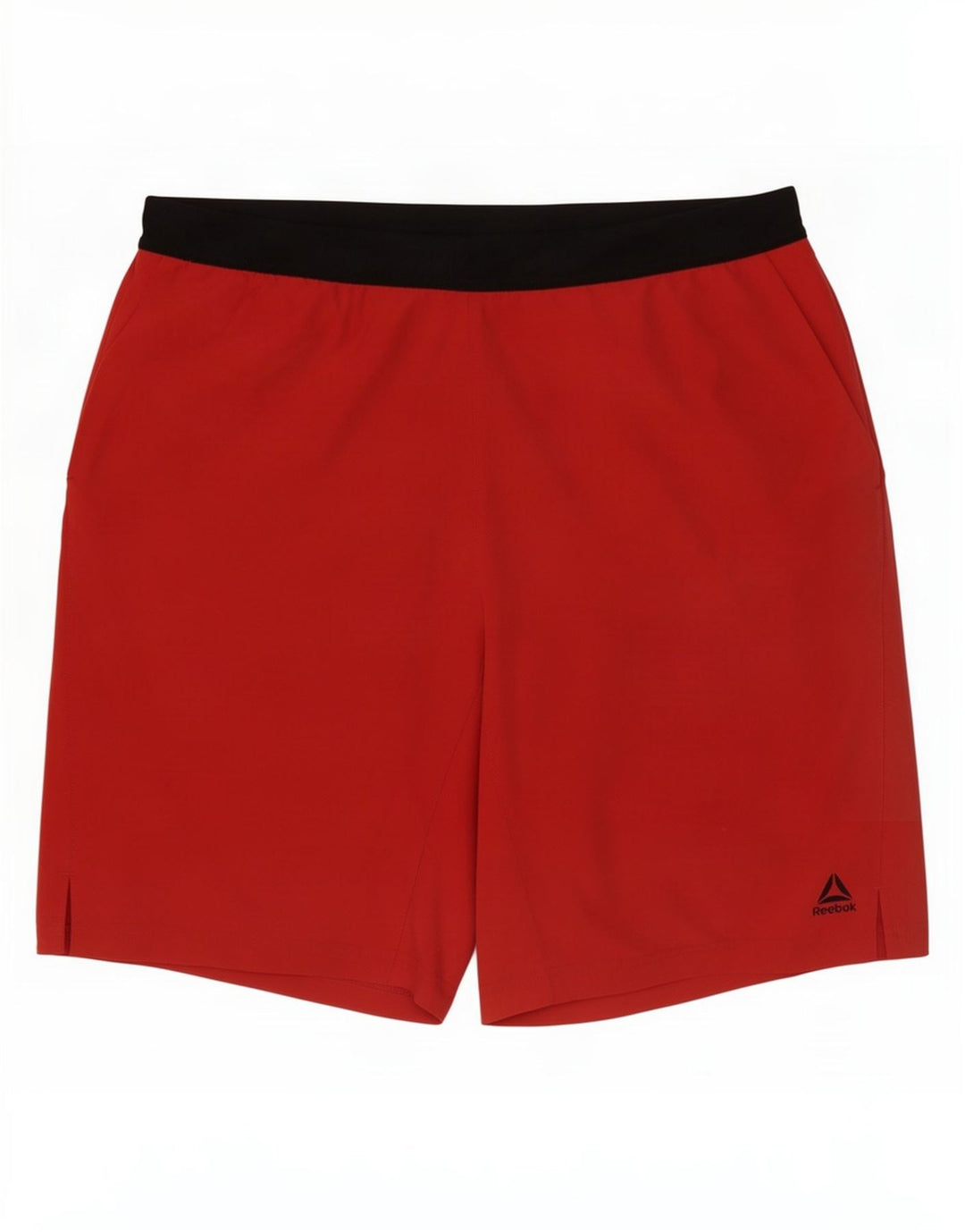 Reebok Mens Speedwick Sport Shorts Médio Vermelho Colorblock Poliéster