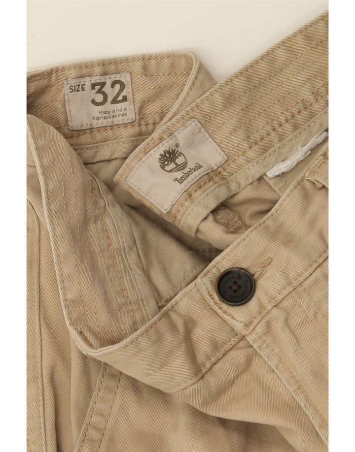 Calça chino reta masculina TIMBERLAND W32 L32 bege