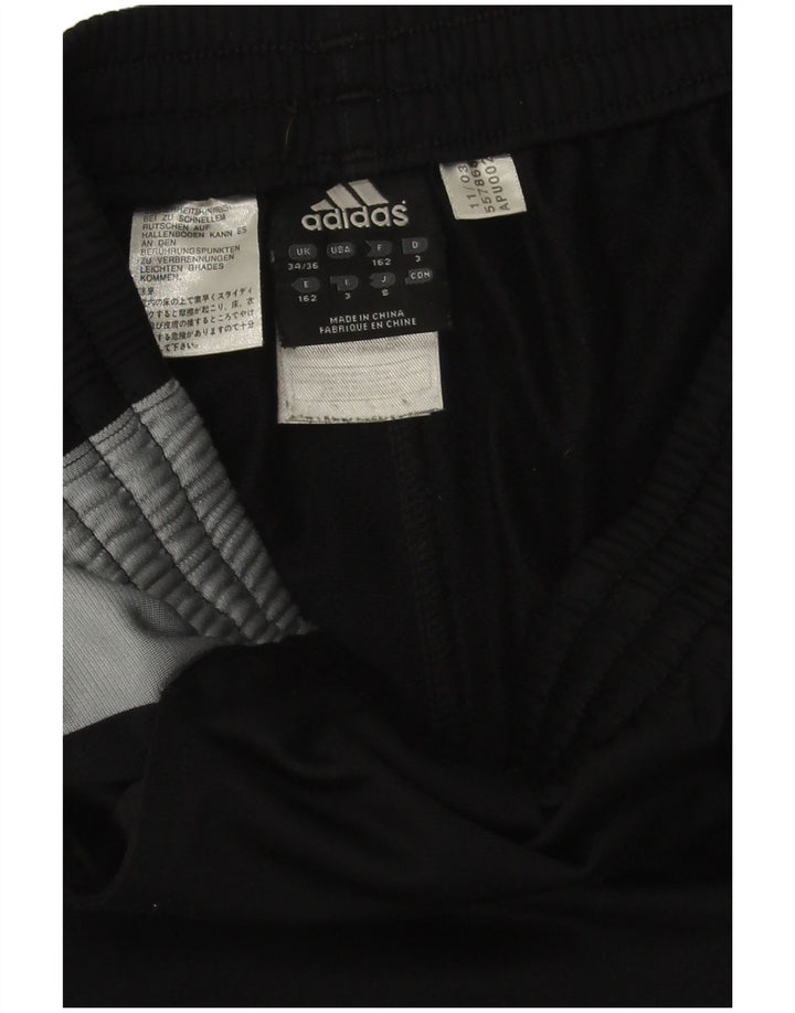 Adidas Mens Treino Calças Pequenas Poliéster Colorblock Preto