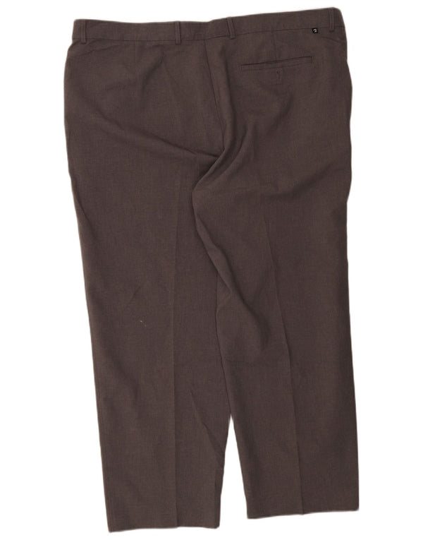 Farah Calça Chino Masculina Reta W48 L29 Poliéster Cinza
