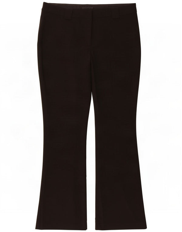 Calça feminina Bootcut Suit Marks & Spencer Reino Unido 12 Médio W30 L29 Preto