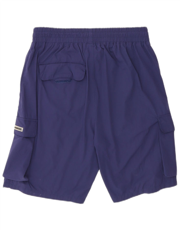 Kangol Mens Cargo Sport Shorts XL Azul Marinho Nylon