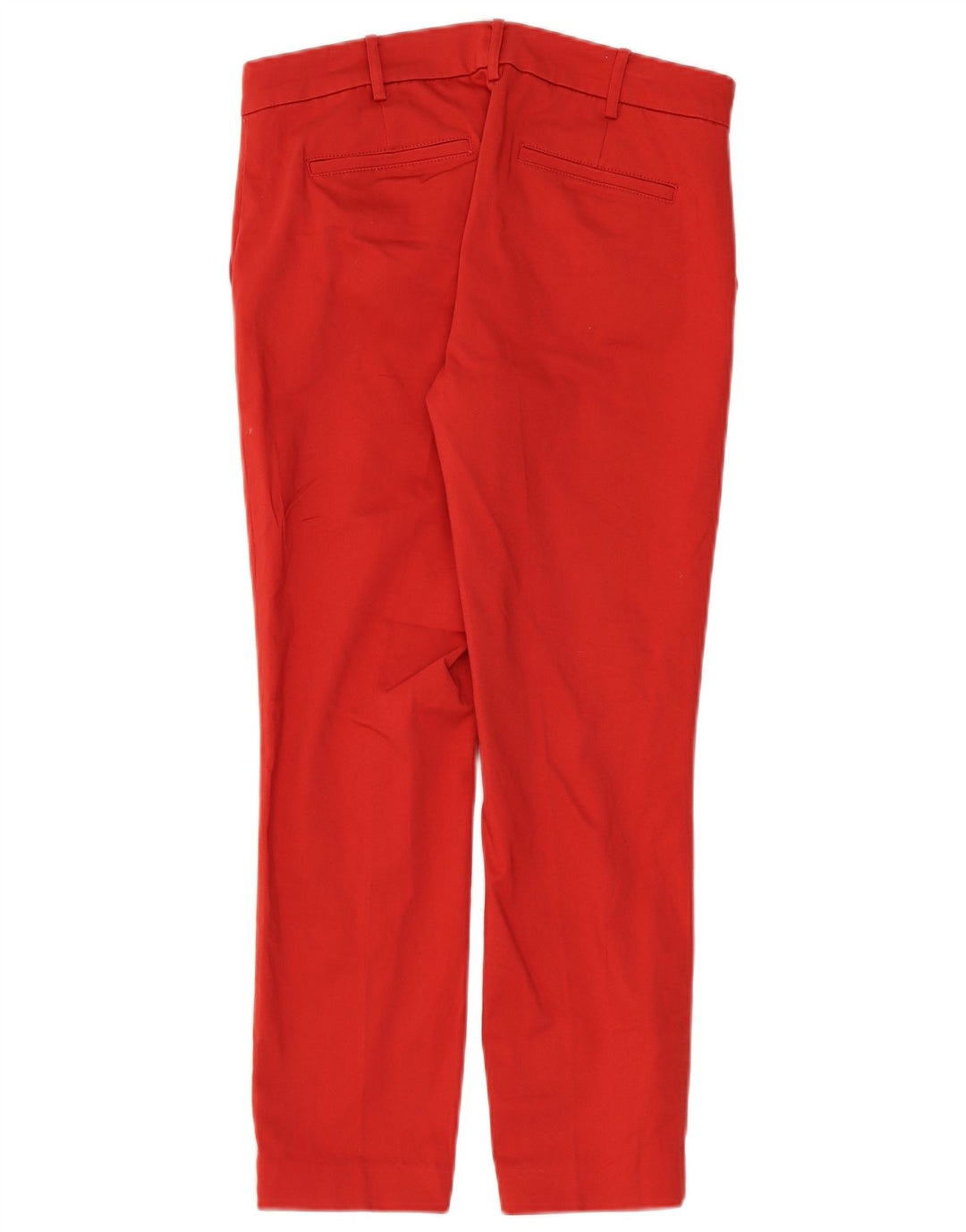 Calça chino feminina RALPH LAUREN US 6 médio W32 L26 algodão vermelho