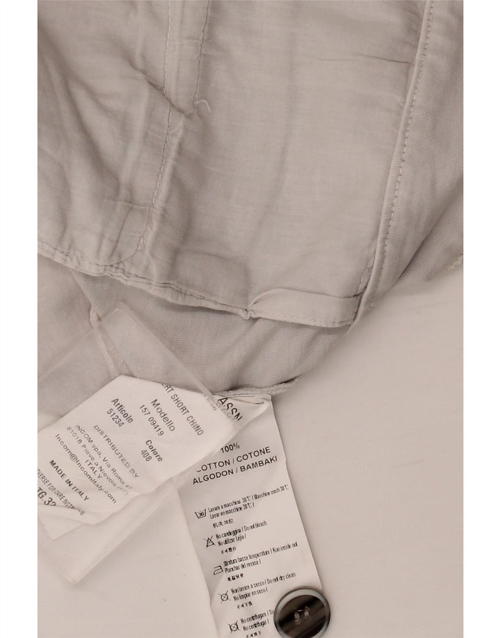 ASSN POLO DOS EUA. Shorts Chino Masculino W32 Médio Algodão Branco