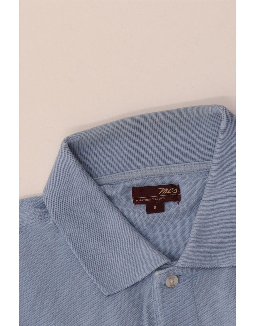 Camisa polo masculina Marlboro Classics pequena azul