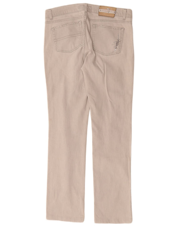 Trussardi Jeans Slim Feminino W30 L30 Algodão Cinza