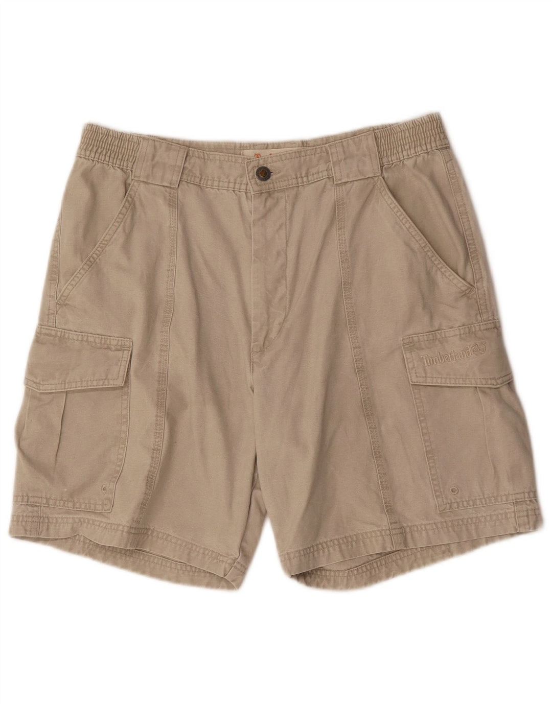 Shorts cargo masculino TIMBERLAND W34 grande algodão bege