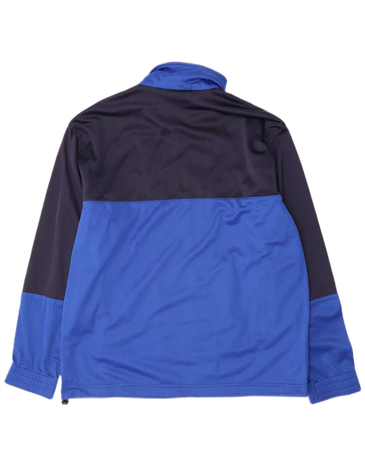 Lotto Mens Treino Top Jacket XL Azul Colorblock Poliéster