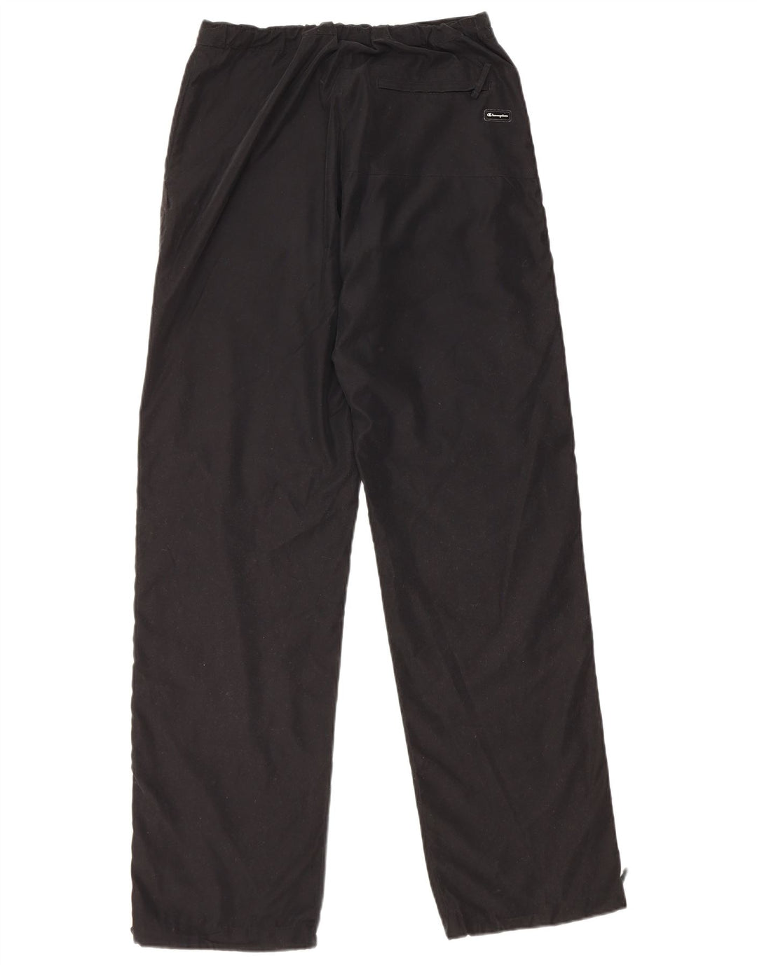 Calça chino reta feminina Champion grande W32 L32 poliéster preto