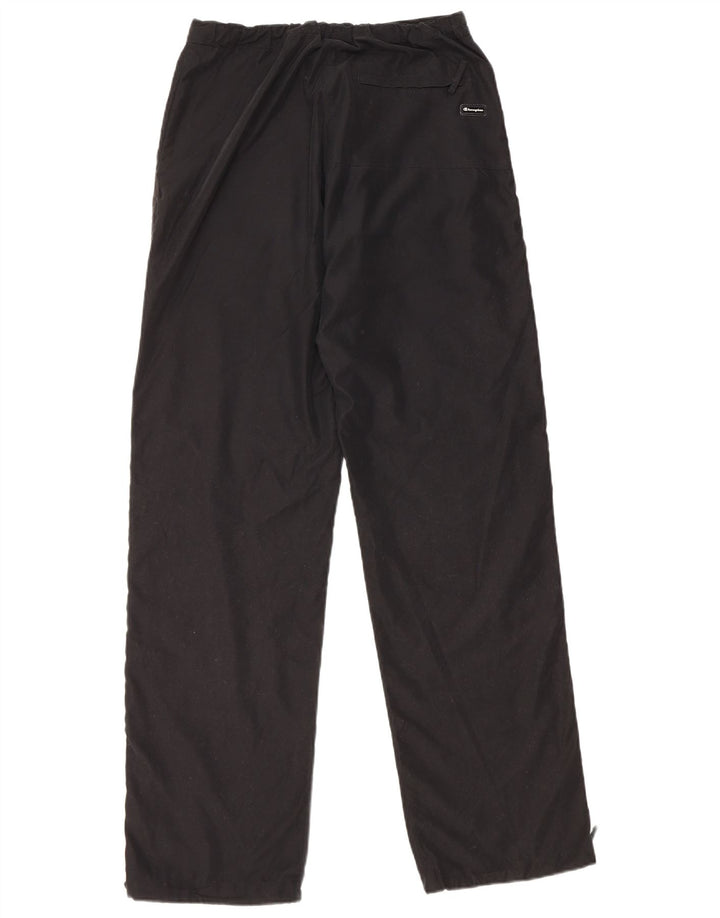 Calça chino reta feminina Champion grande W32 L32 poliéster preto