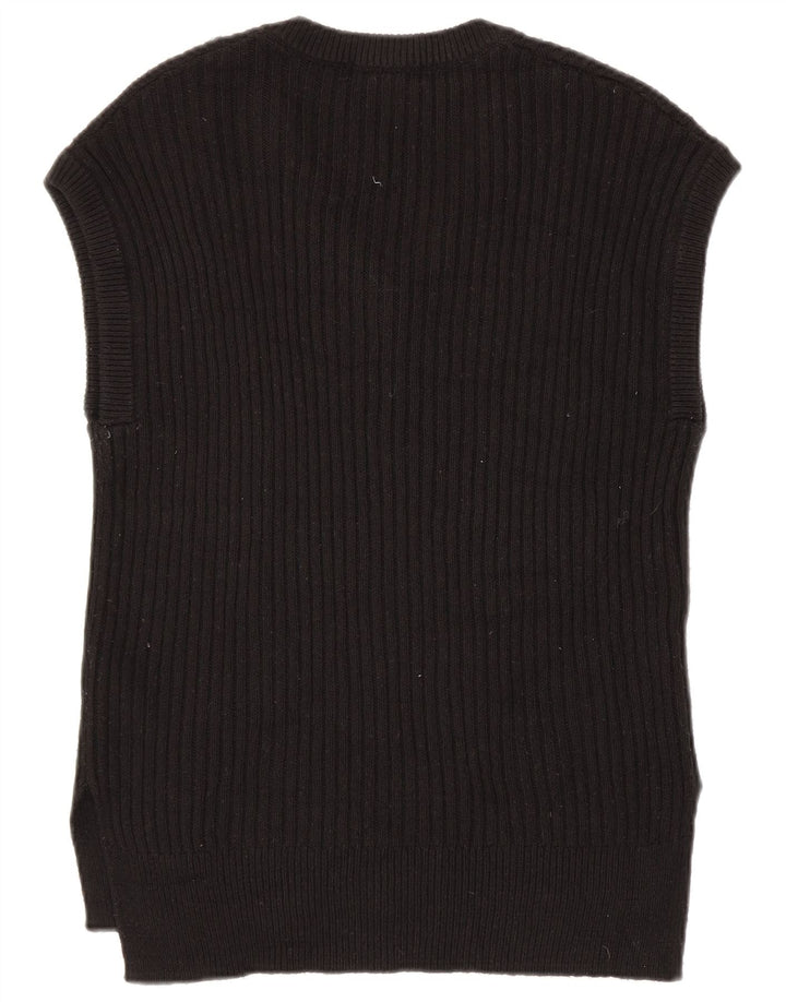 Regata masculina Marks & Spencer com colete médio de algodão preto