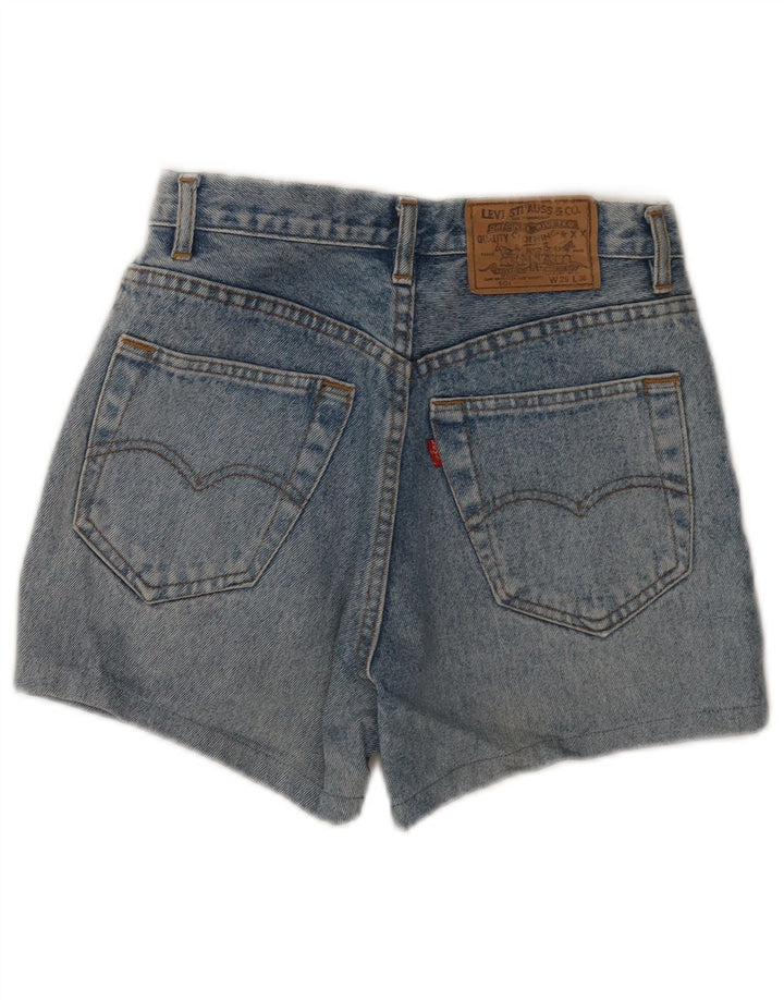 Shorts jeans feminino 501 da Levi's W29 algodão azul médio