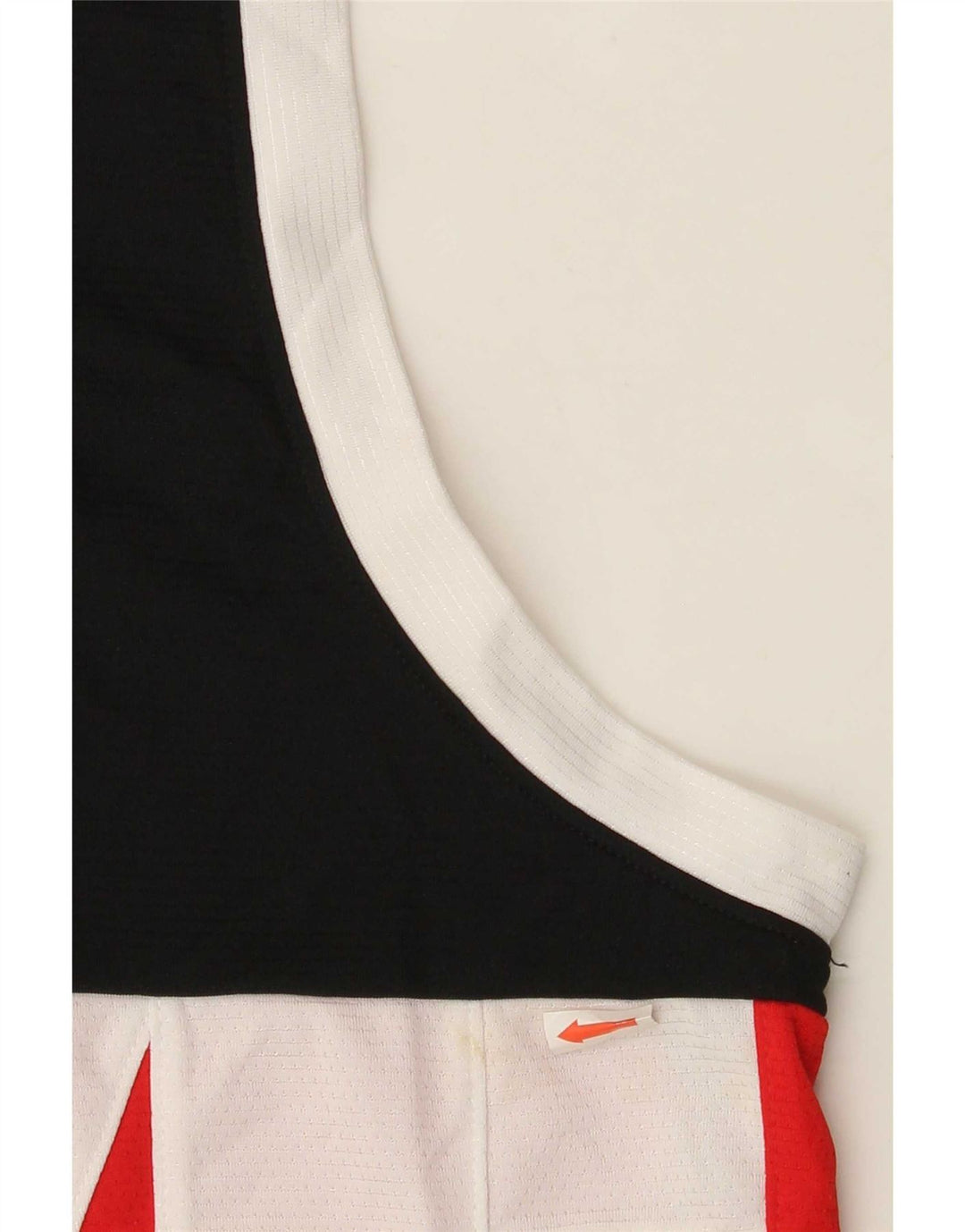 Nike Mens Graphic Vest Top Grande Poliéster Colorblock Vermelho