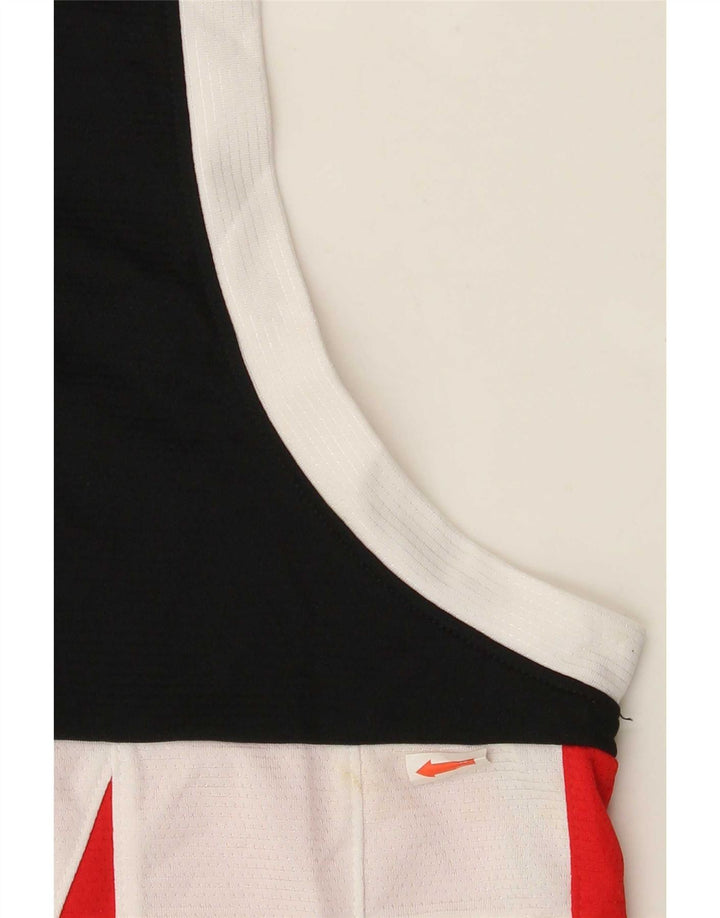 Nike Mens Graphic Vest Top Grande Poliéster Colorblock Vermelho