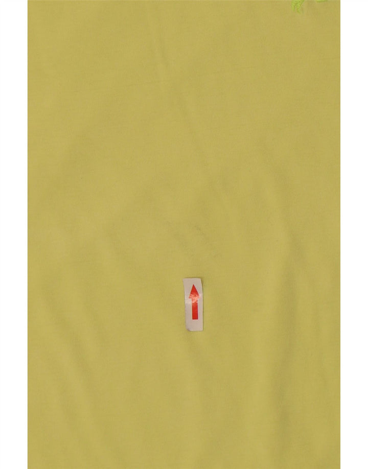 Diesel Mens Camiseta Top XL Amarelo