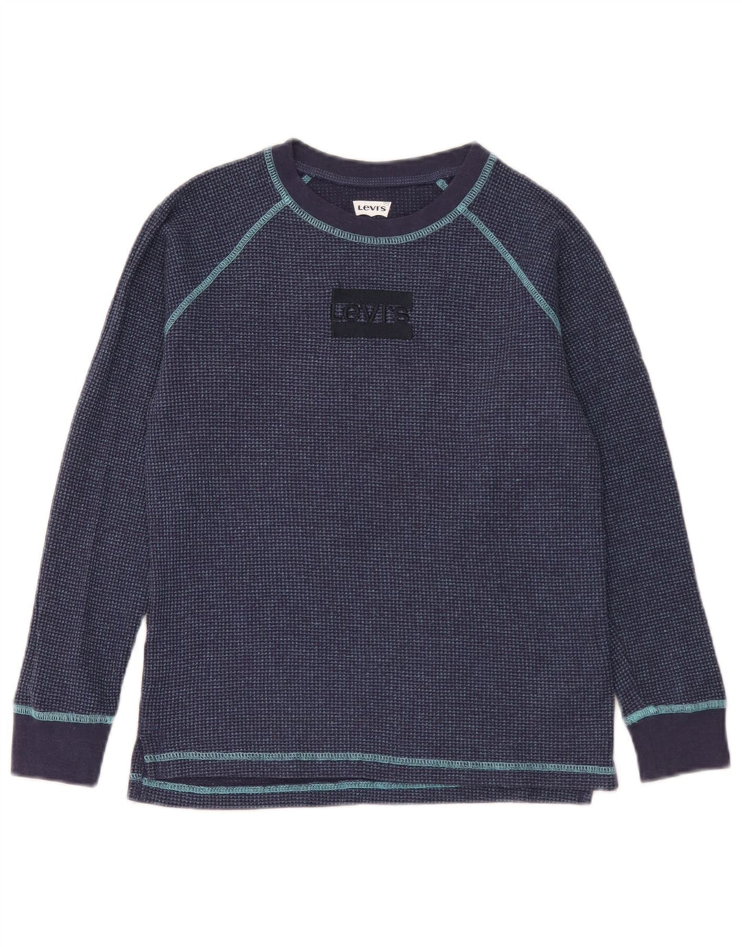 Top Levi's Menino Manga Comprida 11-12 Anos Azul Marinho Algodão