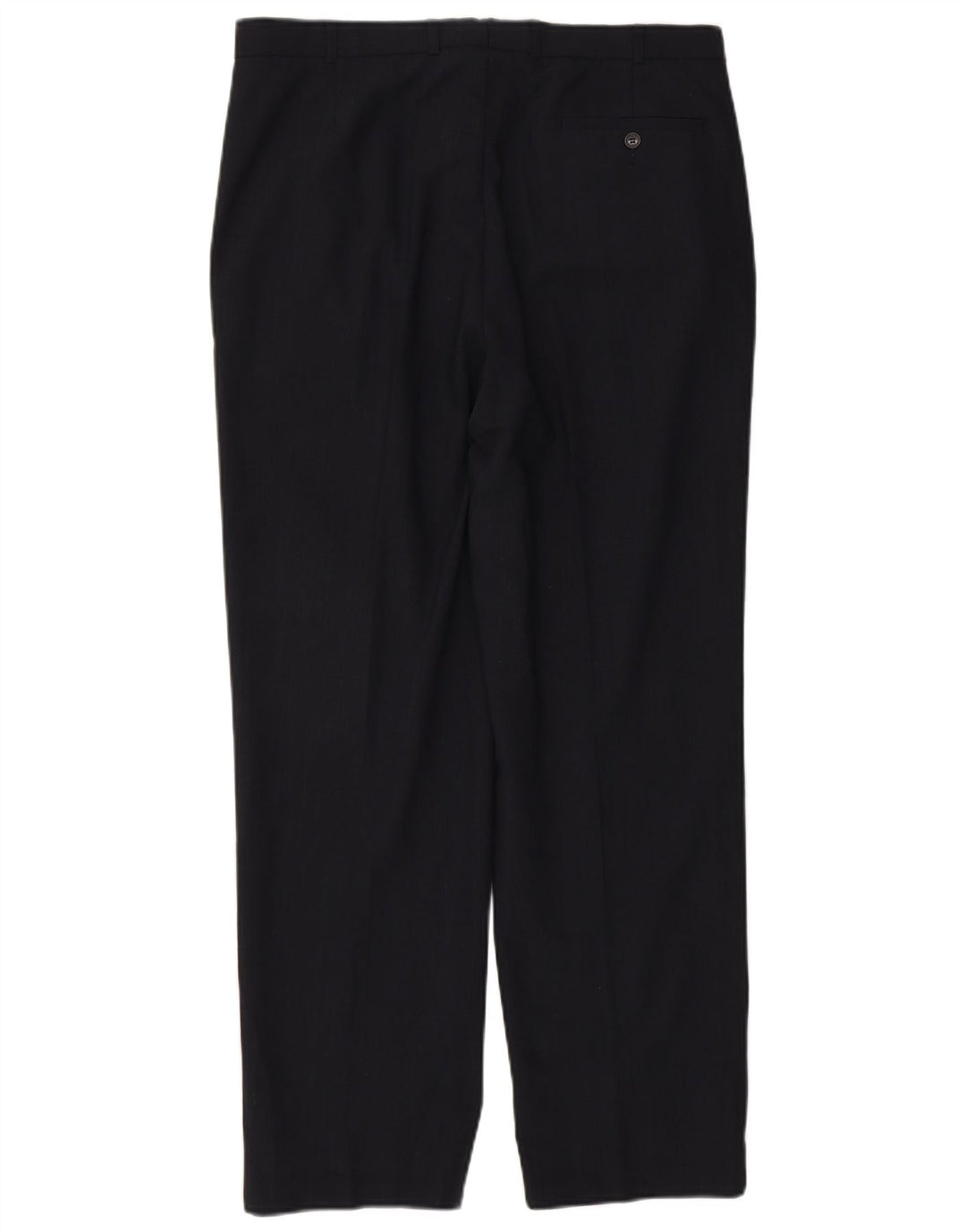 Calça masculina Marks & Spencer Pegged Suit W36 L31 azul marinho poliéster