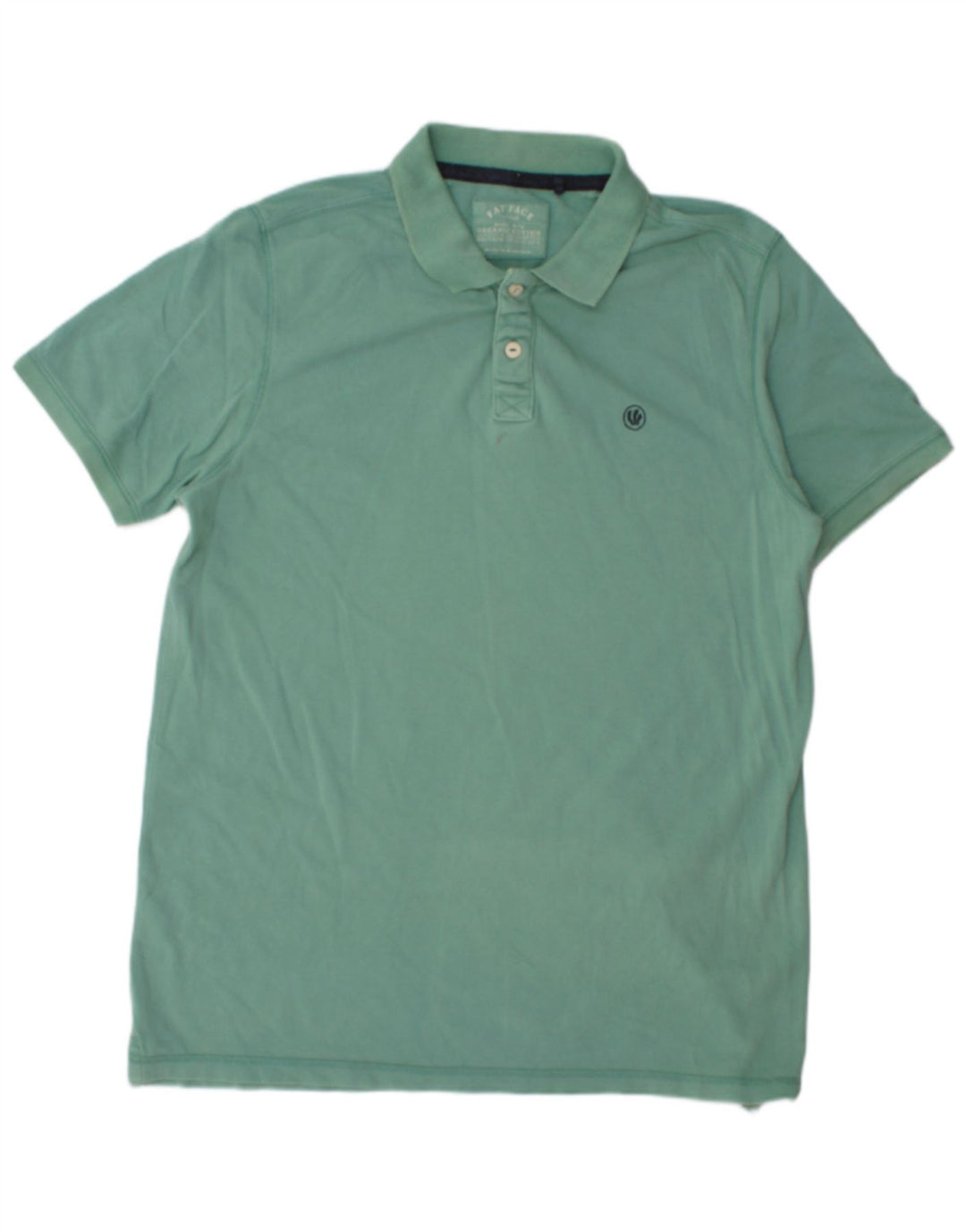 Camisa polo masculina FAT FACE 2XL algodão turquesa