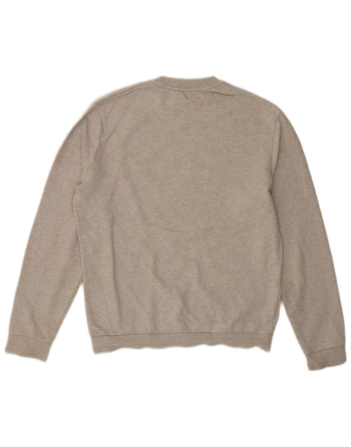 Fred Perry moletom gráfico masculino jumper médio algodão cinza