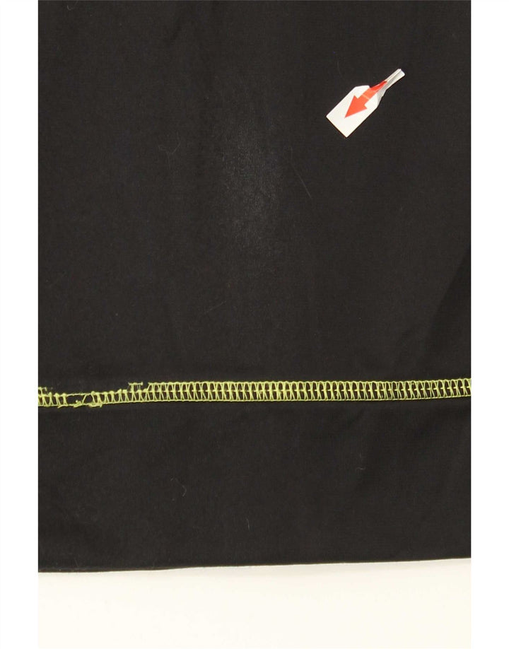 Asics Womens Tracksuit Top Jacket UK 12 Médio Preto Poliéster