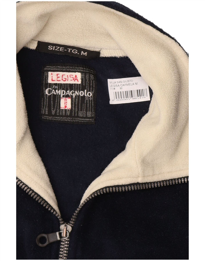 Jaqueta de lã feminina Campagnolo UK 14 azul marinho médio