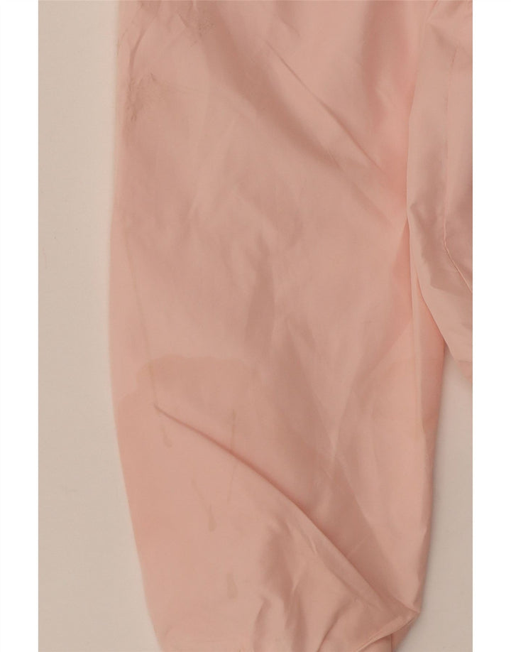 Fila Womens Hooded Oversized Rain Jacket UK 6 XS Rosa Poliéster