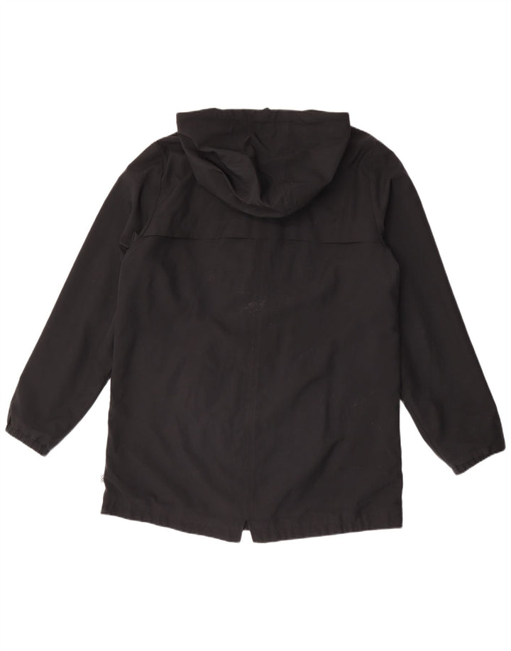 Capa de chuva com capuz feminino Vans UK 14 médio preto poliéster
